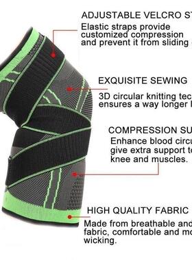 1 Pcs Knee Pads Braces Sports Support Kneepad Men Women for