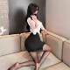 Sexy Nightgown Pajamas ແມ່ຍິງ 2026 Summer Suspender ໃຫມ່ Pure Desire Lace ສີດໍາບາງໆ French Ice Silk Home Clothing