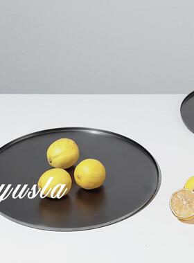 简约现代客厅桌茶样几干FZK果盆酒具托餐摆件板间香薰托盘软盘装