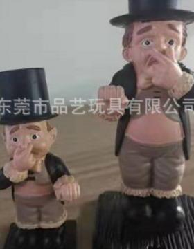 跨境独立站新品花园树脂摆件卷纸老奶奶小摆件雕像庭院装饰品工厂