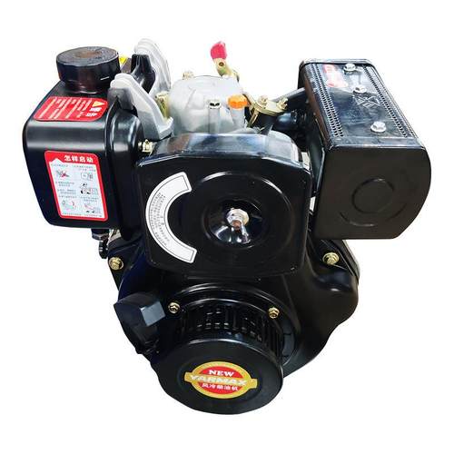 柴油机动力手电启动173F177F186F190F192F花键轴平键轴锥 - 图1