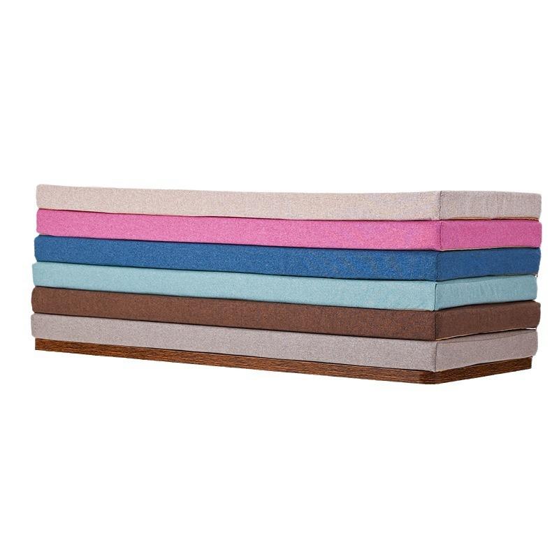 Customized high-density sponge sofa seat cushions hardened and thickened customized replacement solid wood mahogany sofa seat cushions bay window cushions