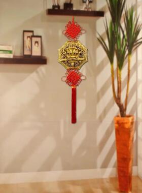 纯铜狮子咬剑挂件，铜狮子头，八卦镜，虎头牌，动物头，吞口，海