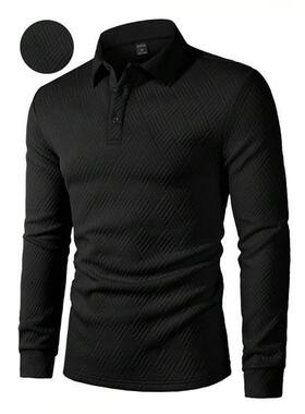 P 13541 Men's Textured Polo Shirt 肌理感POLO衫
