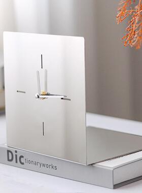 现代家居轻奢风金属台钟时件钟样板摆房展厅软装饰品RWS卧室座钟