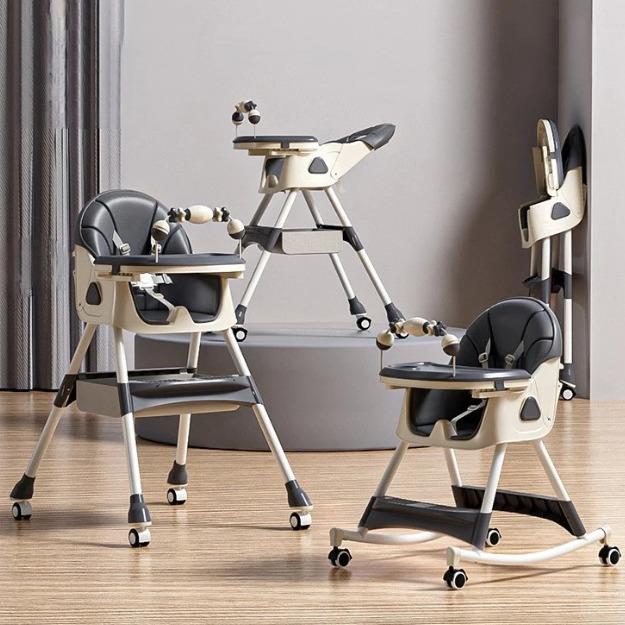 FCG severely discounts baby meal home multi-functional baby dining chair foldable portable children's dining table and chair learning chair seat