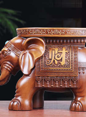 大象凳摆件落地客厅换鞋凳创意动物坐凳办公室茶几乔迁开业礼品