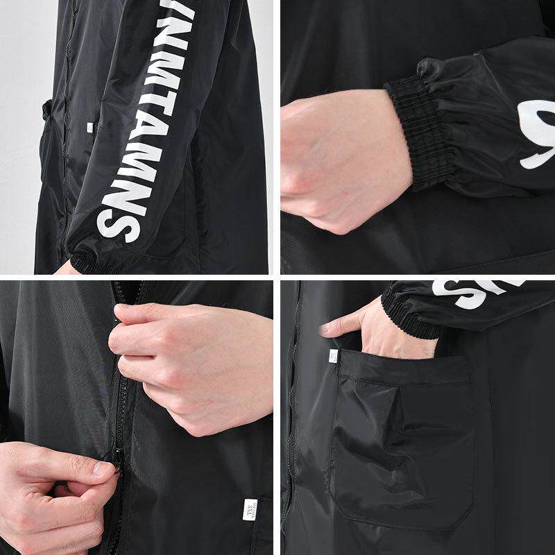 0J0特长加长单层防水大人罩衣防油污仓库工作服大褂厨房家务防尘 - 图2