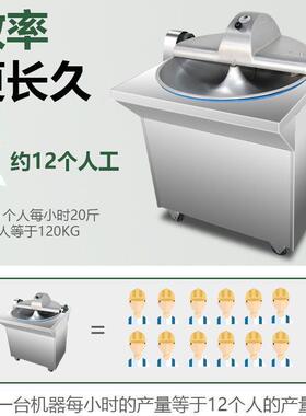 菜馅机厂家不锈钢商用盆式菜馅机打碎菜机水饺包子菜馅机碎菜机