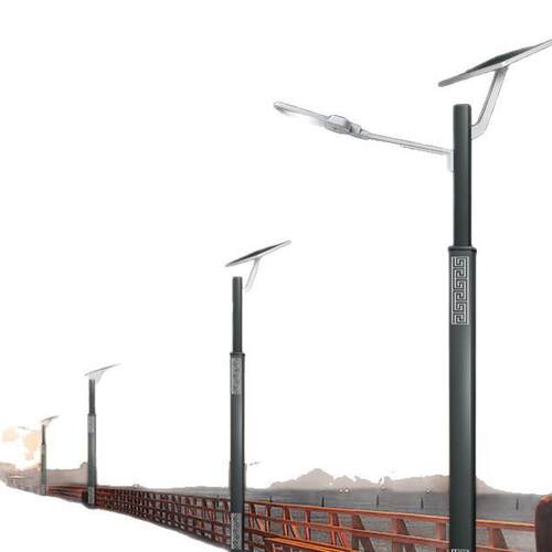 智慧路灯新农村建设标杆路灯60w100w120wled户外太阳能智能路灯 - 图3
