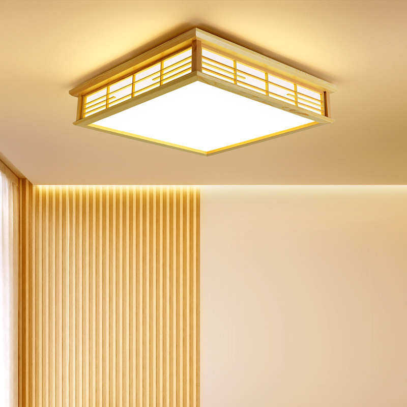 日式榻榻米吸顶灯PSE日规原木客厅灯LED现代简约护眼卧室灯具,淘宝优惠券,粉丝福利购,淘宝优惠卷