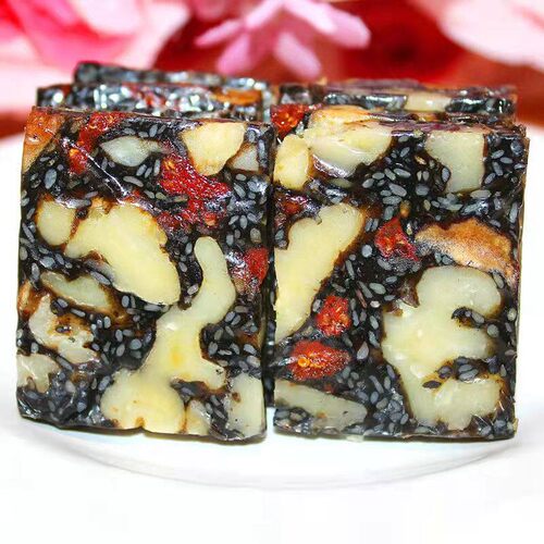 限量销买1发2盒500g鲁妃促糕阿HLR胶固元阿胶糕气胶血补即食阿固 - 图1