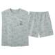 95% cotton pure cotton pajamas with breast pads for women summer vest shorts girl cartoon cool home wear ຊຸດແມ່ຍິງ
