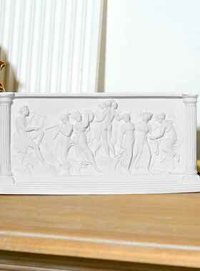 舞蹈的缪斯女神精美立体浮雕雕塑像装饰桌面扩香摆件景区民宿礼品