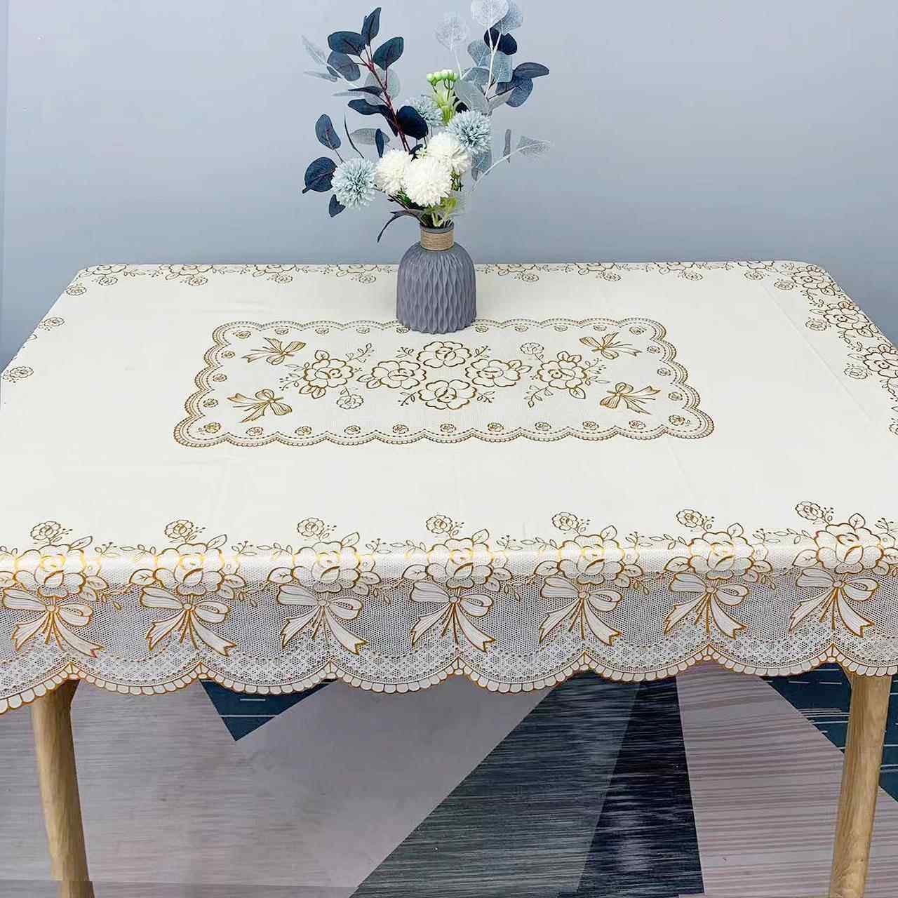 pvc烫金防水防烫免洗桌布长方形欧式桌布茶几垫台布圆形桌布方形,淘宝优惠券,粉丝福利购,淘宝优惠卷