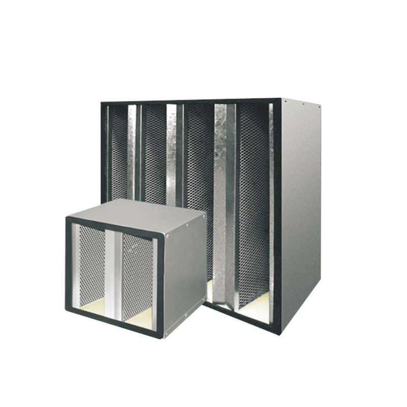 富瑞希大风量V型组合式活性炭空气过滤器 蜂窝颗粒活性炭过滤装置 - 图3