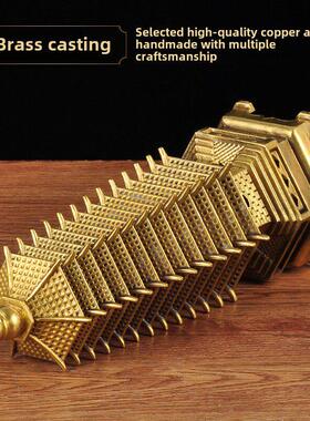 黄铜13层文昌塔装饰九13层文昌塔风水客厅办公室书房桌面装饰