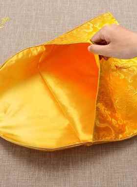 藏式装经书袋子经书袋包经布收纳袋保护法宝袋双层加厚锦缎包书袋