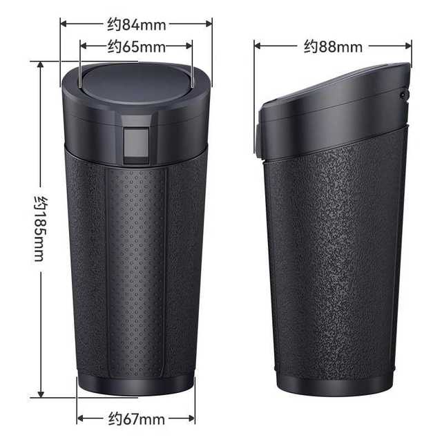 New car trash can portable trash can for car cup-shaped garbage storage bin trash can