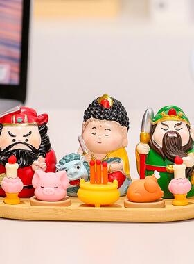 十二生肖守护神仙钟馗职场工位摆件办公室桌面小摆件情绪稳定财神
