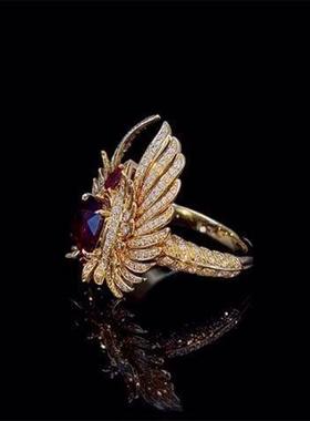 不死鸟之戒·Ring of the Phoenix羽翼与炽热元素个性精致新款潮