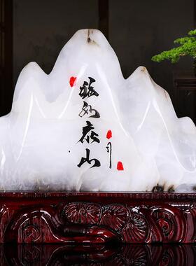 泰山石敢当摆件镇宅补角化路冲门口原石家用室内客厅办公室靠山石