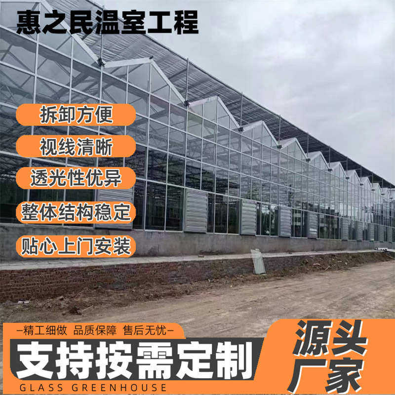 厂家销售蔬菜玻璃温室大棚 观光温室大棚 连栋玻璃温室大棚安装,淘宝优惠券,粉丝福利购,淘宝优惠卷