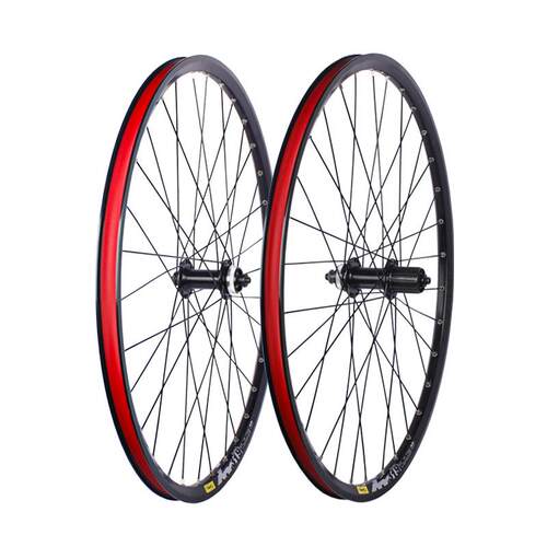 山地车26/27.5/29寸自编轮组 铝合金碟刹TX505中锁轮组700C - 图3