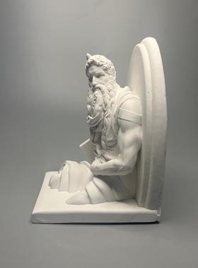 摩人物礼雕塑艺AHA品石膏像扩西香石桌面术摆件高级小众品美术教