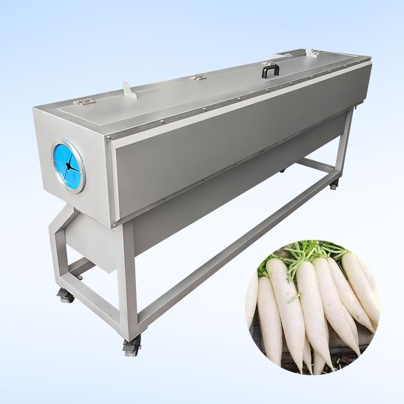 白萝卜削皮机菜芦菔自动去皮机两秒一根去皮彻底损耗少 - 图2