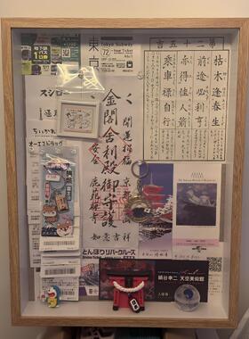 电影票火车票相框保存演唱会票旅游景点门票收纳保存纪念摆台相框