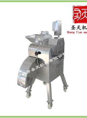 速三维切丁机全自动不锈钢切丁机 多功能切菜机冬瓜茄子切丁机
