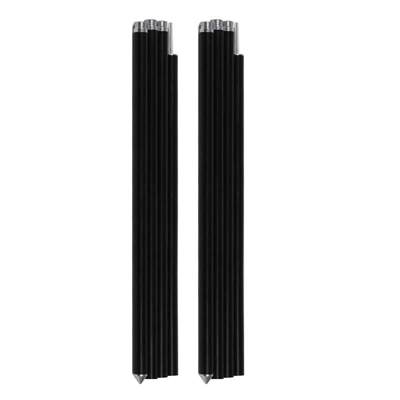 铝合金天幕杆户外露营帐篷2.4米4节门厅杆铝杆加高支架拼接支撑杆 - 图2