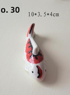 景德镇创意陶瓷漂浮鱼 鱼缸水池水面装饰 锦鲤鱼水族世界小摆件