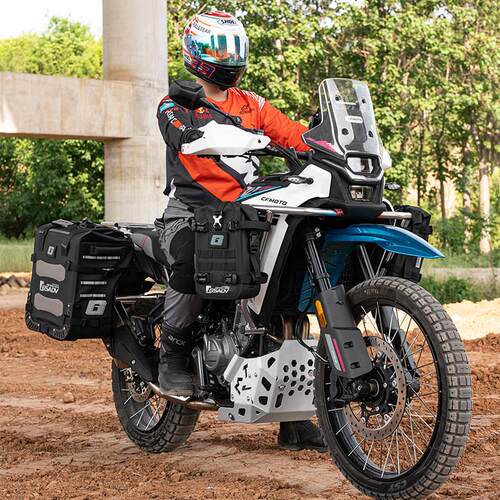 GSADV适用春风450MT护杠三箱边箱尾箱不锈钢保险杆改装配件原厂 - 图1