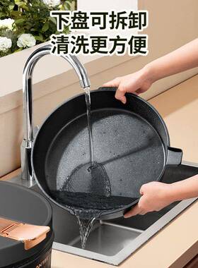 煎饼锅家用电饼铛双面加热加深加大烙饼锅多功能大功率新款平底锅