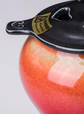 如柿燃烧香薰炉电子薰香炉高温古典陶瓷酉圆工坊定时400度陶瓷款