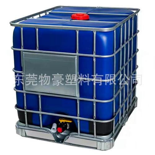 加厚1000升塑料吨桶全新500L化工原料运输桶耐酸碱方形铁架1吨桶 - 图0