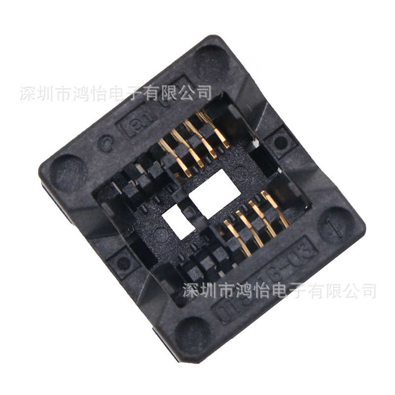 进口Enplas测试座SOP8/OTS-8(16)-1.27-03老化编程座烧录座转接器 - 图2