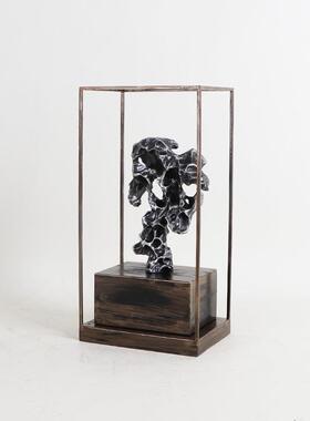 新中式禅意太湖石头创意摆件样板房间客厅酒柜玄关书柜软装饰品