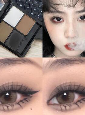 品盘牌正品暗黑色系眼影CIJ全哑光欧美烟熏妆小眼众品牌爆款四影