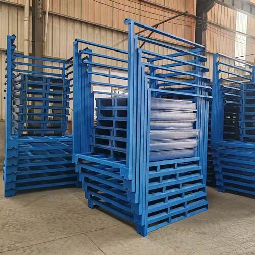 湖北厂家巧固架堆垛架堆高物流铁架子物料布匹货架加固加厚 - 图1