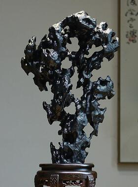 太湖石天然原石文房案头传统文化石客厅玄关装饰品民宿博古架摆件