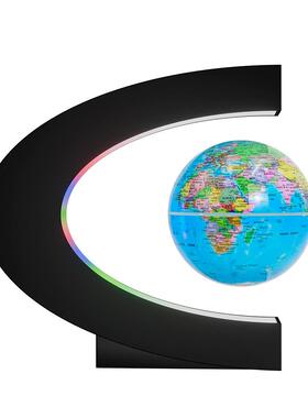 磁浮地球仪创意礼品男女生髪光生日礼物床头小夜灯摆件地球仪