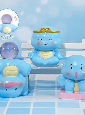 新款龟式瑜伽乌龟树脂汽车摆件车载中控台装饰品办公电脑解压摆件