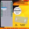 Card box fixed attendance rack combination plastic card bag management cardboard rack punched card slot employee