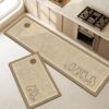 Wabi-sabi animal kitchen special floor mat 2025 new technology velvet anti-slip and dirt-resistant foot mats can be wiped and washed-free carpets