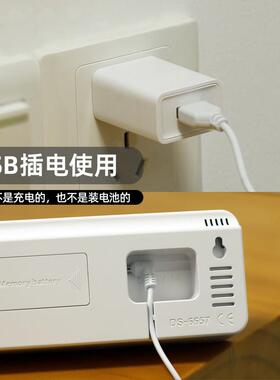 电子钟数字时钟表摆台式温度湿度时间显示桌面电视柜摆件挂墙长亮