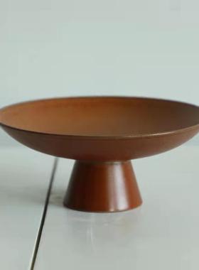 高档十境fOTlie陶瓷高台碗式家居客新厅酒店样板中间软装装饰摆件