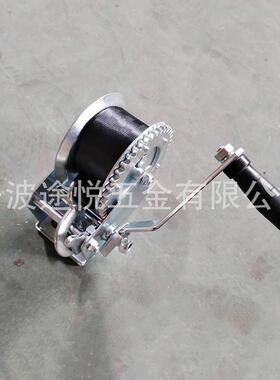 1000LBS拖车绞盘织带手摇绞车游艇织带手动绞盘现货供应